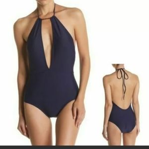TED BAKER NAVY SWIMSUIT,Size 12 US